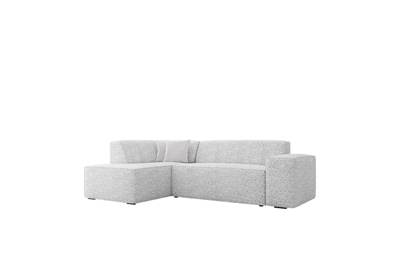 Slucajno Sofa med Sjeselong 3-seter - Lys grå - Møbler - Sofaer - Sofaer med sjeselong - 3 seters sofa med divan