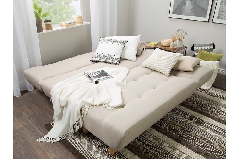 Sofa Alsten 182 cm - Beige - Møbler - Sofaer - Sofaer med sjeselong