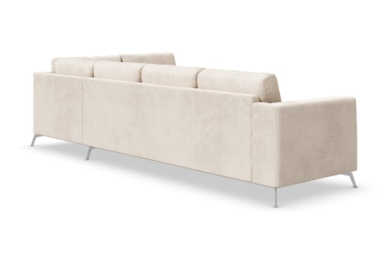 Sofa Friday Lyx 4-seter med Sjeselong Høyre - Beige - Møbler - Sofaer - Sofaer med sjeselong