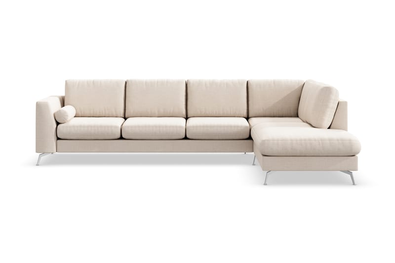 Sofa Friday Lyx 4-seter med Sjeselong Høyre - Beige - Møbler - Sofaer - Sofaer med sjeselong