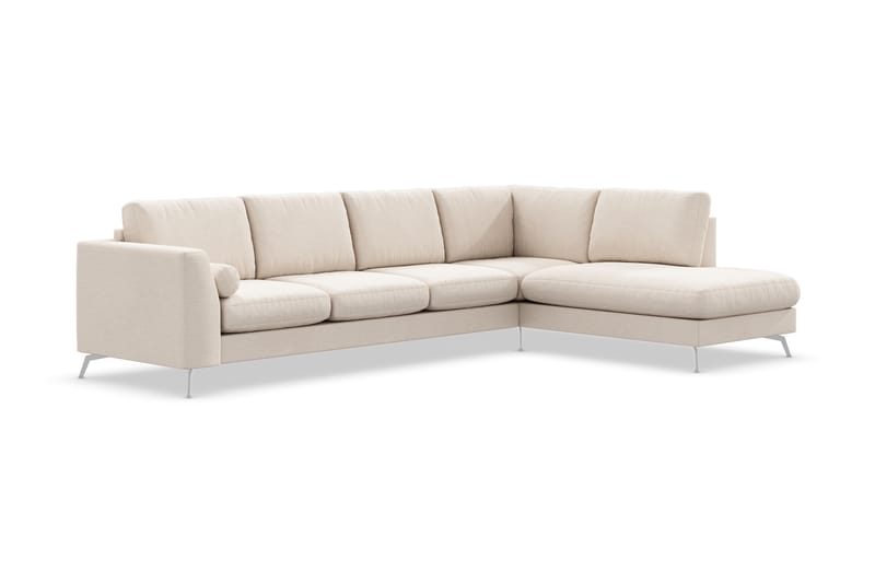 Sofa Friday Lyx 4-seter med Sjeselong Høyre - Beige - Møbler - Sofaer - Sofaer med sjeselong