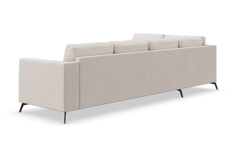 Sofa Friday Lyx 4-seter med Sjeselong Venstre - Beige - Møbler - Sofaer - Sofaer med sjeselong