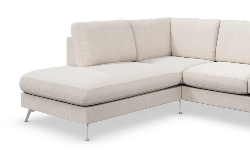 Sofa Friday Lyx 4-seter med Sjeselong Venstre - Beige - Møbler - Sofaer - Sofaer med sjeselong