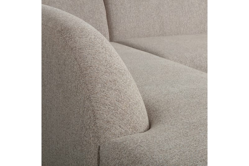 Sofa med chaiselong Mooli 3-seter - Naturmelange - Møbler - Sofaer - Sofaer med sjeselong - 3 seters sofa med divan