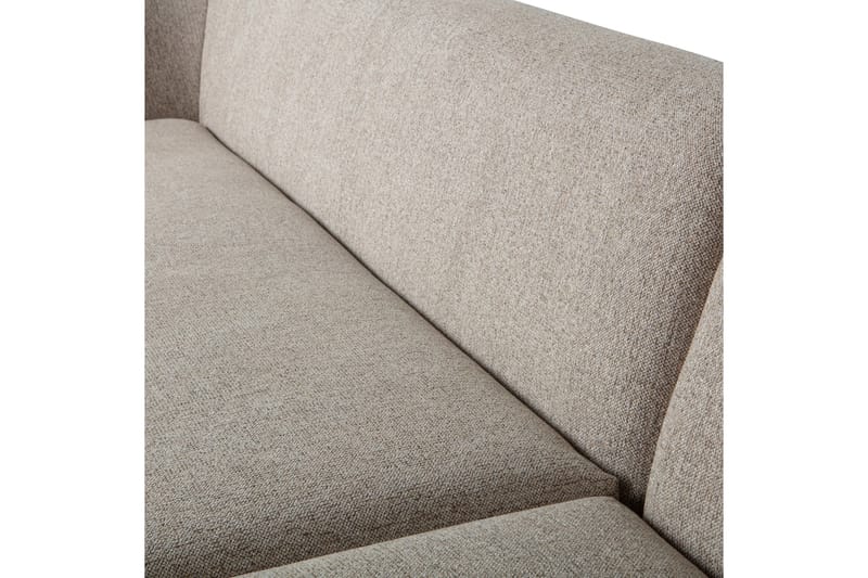 Sofa med chaiselong Mooli 3-seter - Naturmelange - Møbler - Sofaer - Sofaer med sjeselong - 3 seters sofa med divan