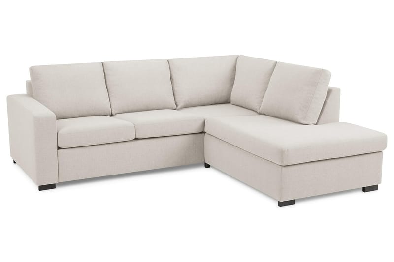 Sofa Nevada 2,5-seter med Sjeselong Høyre - Beige - Møbler - Sofaer - Sofaer med sjeselong