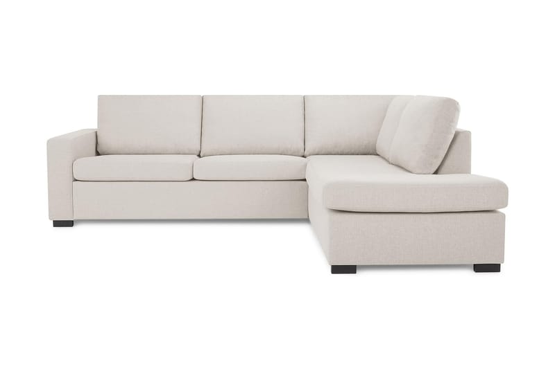 Sofa Nevada 2,5-seter med Sjeselong Høyre - Beige - Møbler - Sofaer - Sofaer med sjeselong