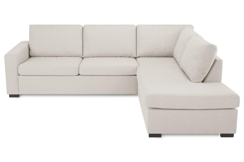 Sofa Nevada 2,5-seter med Sjeselong Høyre - Beige - Møbler - Sofaer - Sofaer med sjeselong