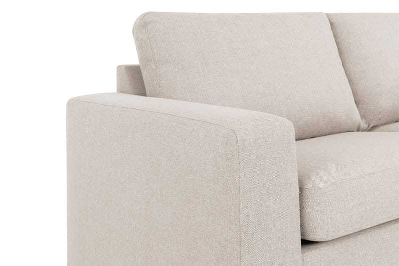 Sofa Nevada 2,5-seter med Sjeselong Høyre - Beige - Møbler - Sofaer - Sofaer med sjeselong