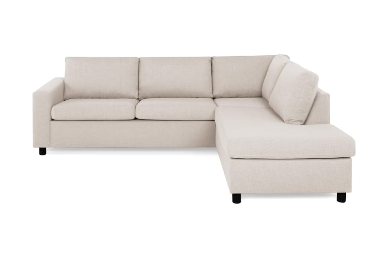 Sofa Nevada 2,5-seter med Sjeselong Høyre - Beige - Møbler - Sofaer - Sofaer med sjeselong