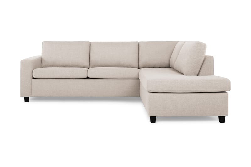 Sofa Nevada 2,5-seter med Sjeselong Høyre - Beige - Møbler - Sofaer - Sofaer med sjeselong