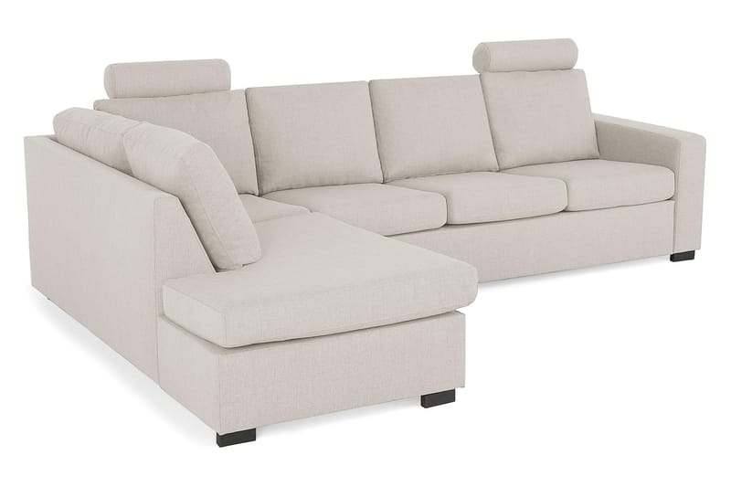 Sofa Nevada 3-seter med Sjeselong Venstre - Beige - Møbler - Sofaer - Sofaer med sjeselong