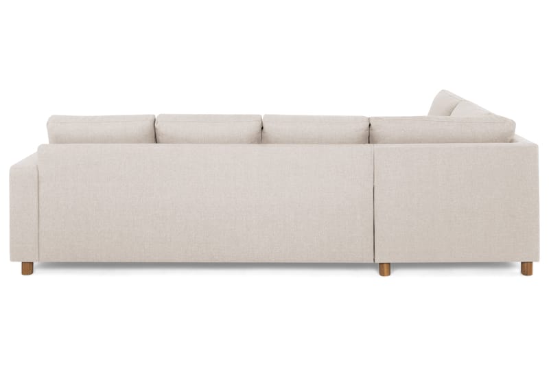 Sofa Nevada 3-seter med Sjeselong Venstre - Beige - Møbler - Sofaer - Sofaer med sjeselong