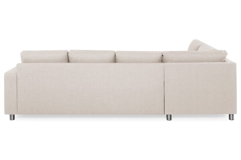 Sofa Nevada 3-seter med Sjeselong Venstre - Beige - Møbler - Sofaer - Sofaer med sjeselong