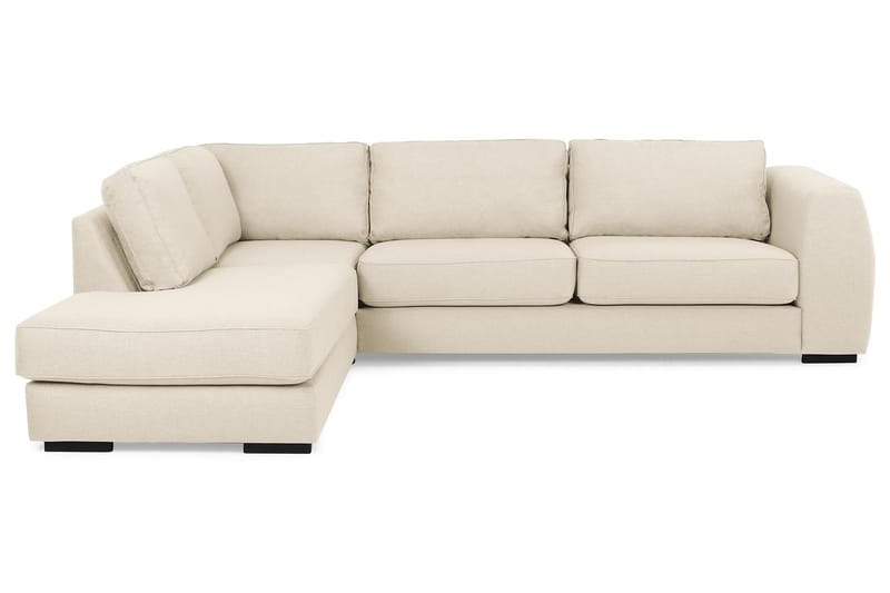 Sofa Ontario 3-seter med Sjeselong Venstre - Beige - Møbler - Sofaer - Sofaer med sjeselong