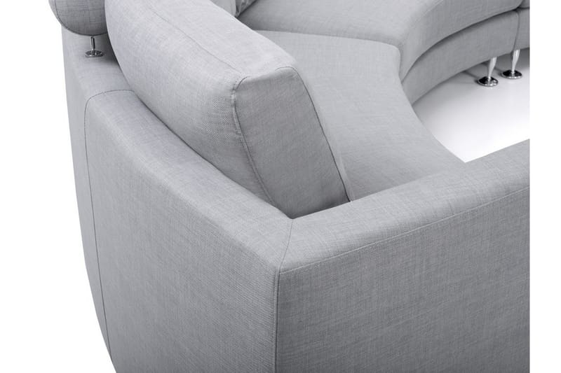 Sovesofa Rotunde 448 cm - Grå - Møbler - Sofaer - Sofaer med sjeselong