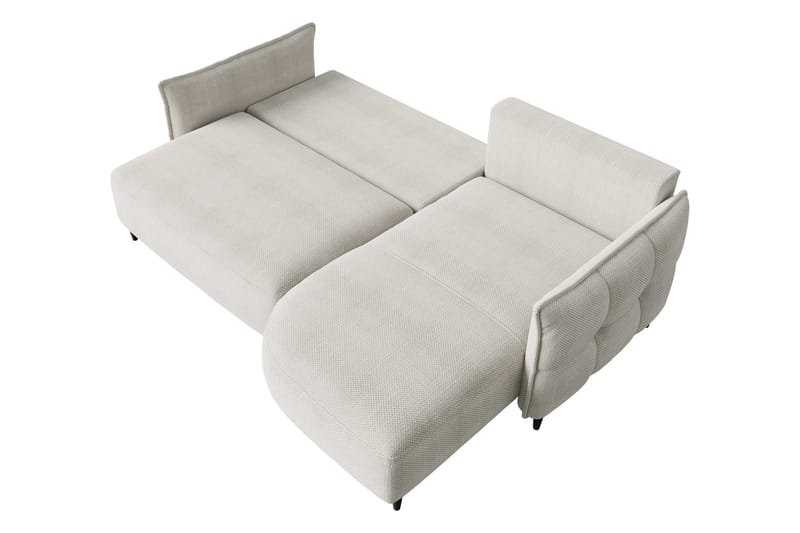 Sycylia Sofa med Divan 3-seter - Grå - Møbler - Sofaer - Sofaer med sjeselong - 3 seters sofa med divan