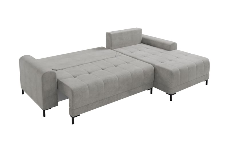 Vilshult Sofa med Divan 3-seter - Lys grå - Møbler - Sofaer - Sofaer med sjeselong - 3 seters sofa med divan