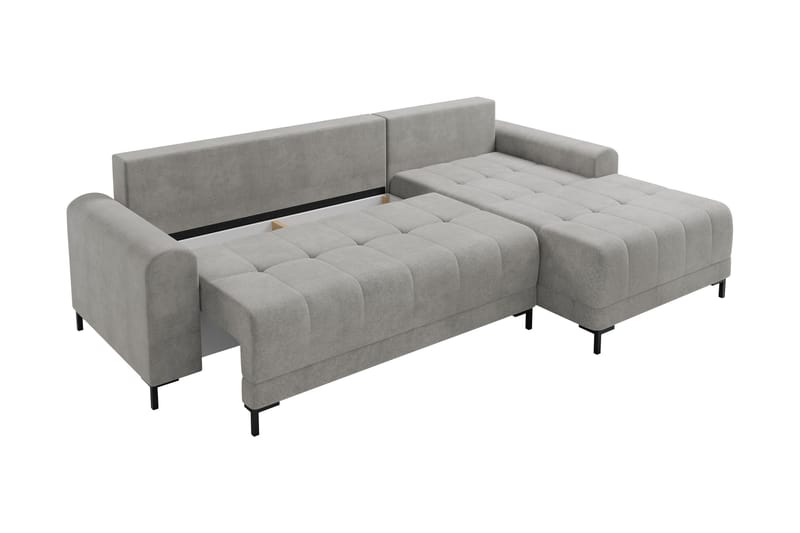 Vilshult Sofa med Divan 3-seter - Lys grå - Møbler - Sofaer - Sofaer med sjeselong - 3 seters sofa med divan