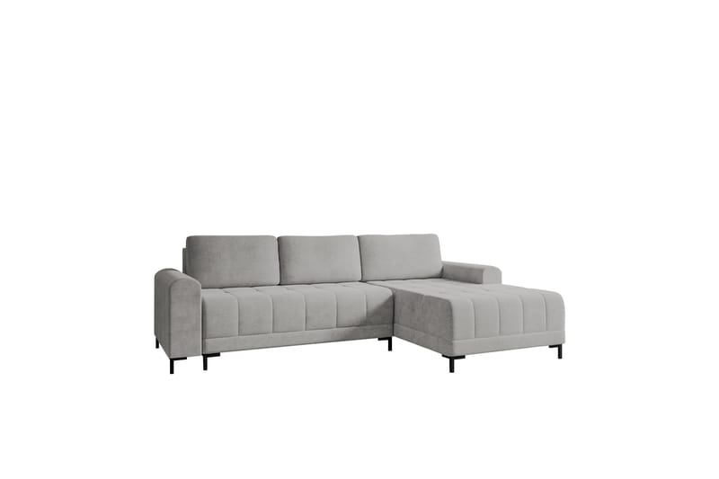 Vilshult Sofa med Divan 3-seter - Lys grå - Møbler - Sofaer - Sofaer med sjeselong - 3 seters sofa med divan