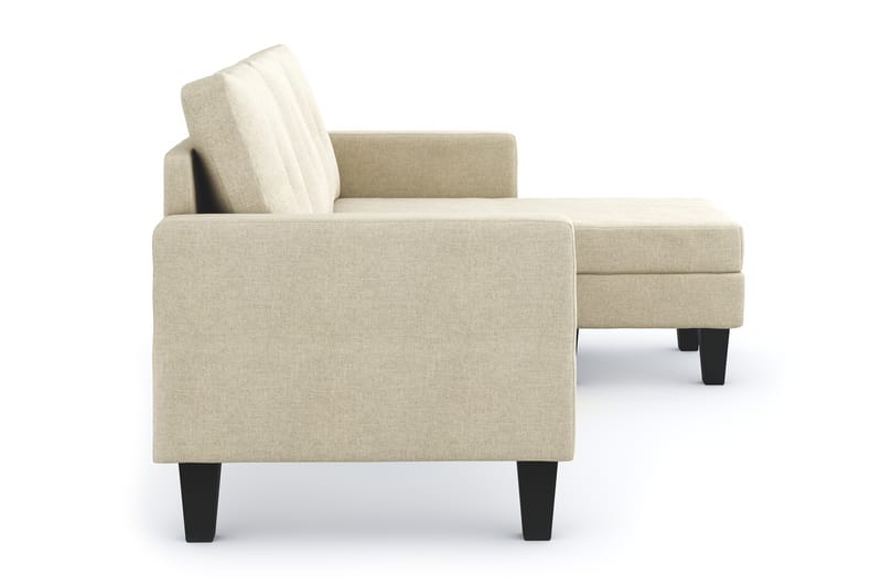 Vislanda 3-seters Sofa med Sjeselong - Beige - Møbler - Sofaer - Sofaer med sjeselong - 3 seters sofa med divan