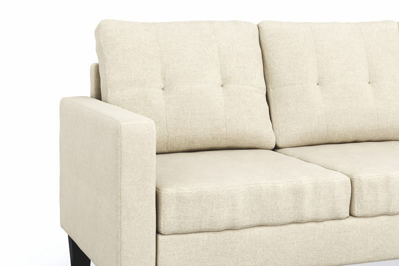 Vislanda 3-seters Sofa med Sjeselong - Beige - Møbler - Sofaer - Sofaer med sjeselong - 3 seters sofa med divan