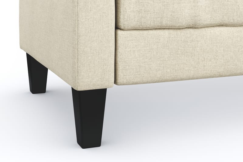 Vislanda 3-seters Sofa med Sjeselong - Beige - Møbler - Sofaer - Sofaer med sjeselong - 3 seters sofa med divan