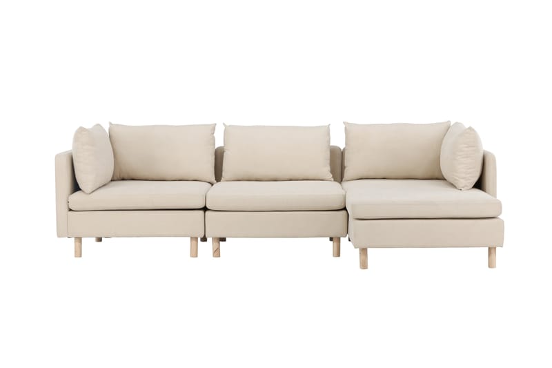 Zero Sofa m/ Divan 3-seter - Beige - Møbler - Sofaer - Sofaer med sjeselong - 3 seters sofa med divan