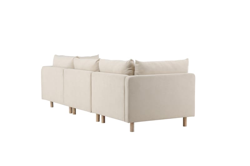 Zero Sofa m/ Divan 3-seter - Beige - Møbler - Sofaer - Sofaer med sjeselong - 3 seters sofa med divan