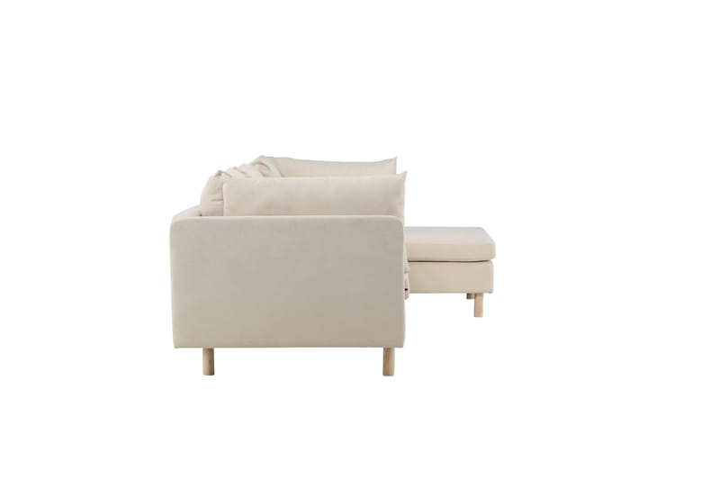 Zero Sofa m/ Divan 3-seter - Beige - Møbler - Sofaer - Sofaer med sjeselong - 3 seters sofa med divan