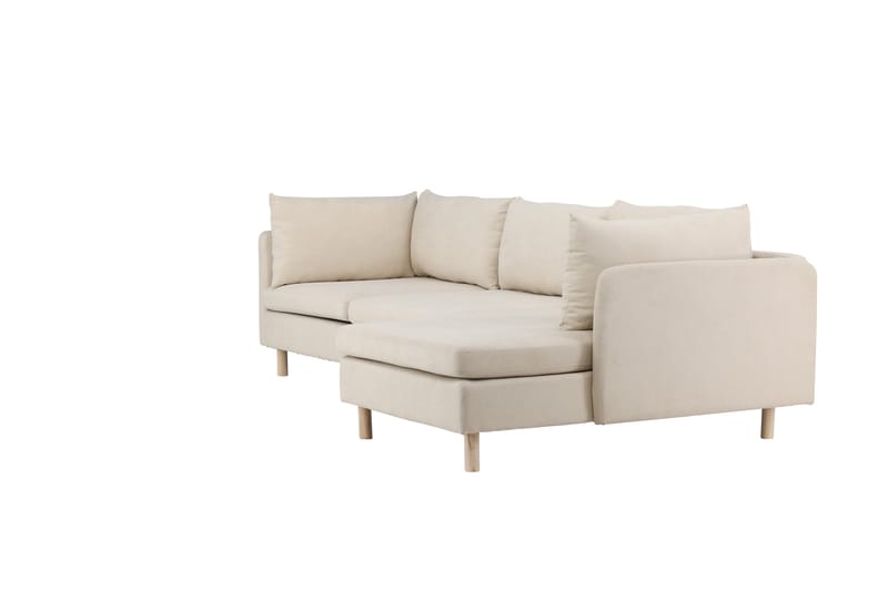 Zero Sofa m/ Divan 3-seter - Beige - Møbler - Sofaer - Sofaer med sjeselong - 3 seters sofa med divan