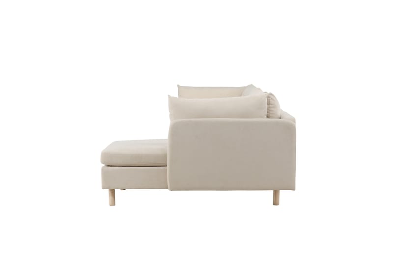 Zero Sofa m/ Divan 3-seter - Beige - Møbler - Sofaer - Sofaer med sjeselong - 3 seters sofa med divan