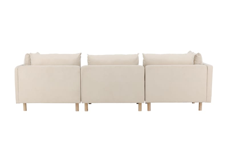 Zero Sofa m/ Divan 3-seter - Beige - Møbler - Sofaer - Sofaer med sjeselong - 3 seters sofa med divan