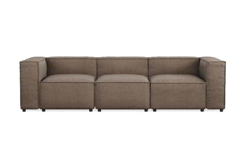 Sofa Narender 3-seters - Grå - Møbler - Sofaer - 3 seter sofa