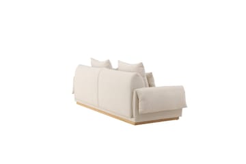 Sofa VIND 3-seters Mollösund 237x95x82 cm Beige - Møbler - Sofaer - 3 seter sofa