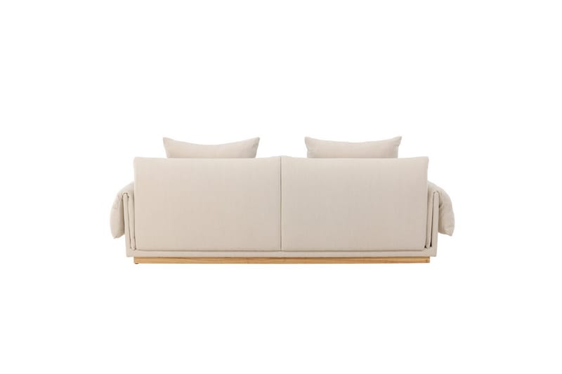 Sofa VIND 3-seters Mollösund 237x95x82 cm Beige - Møbler - Sofaer - 3 seter sofa