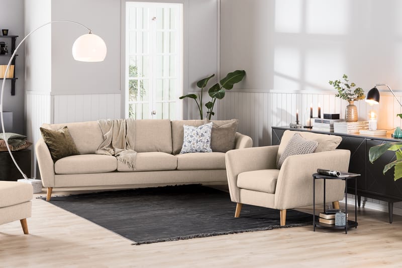 Sofagruppe Colt 3-seter+2-seter - Beige - Møbler - Sofaer - Sofagrupper - Howard sofagruppe