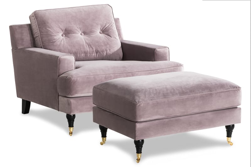 Sofagruppe Covington 2-Sete+3-Sete+Lenestol+Fotskammel Fløye - Møbler - Sofaer - Sofagrupper - Howard sofagruppe