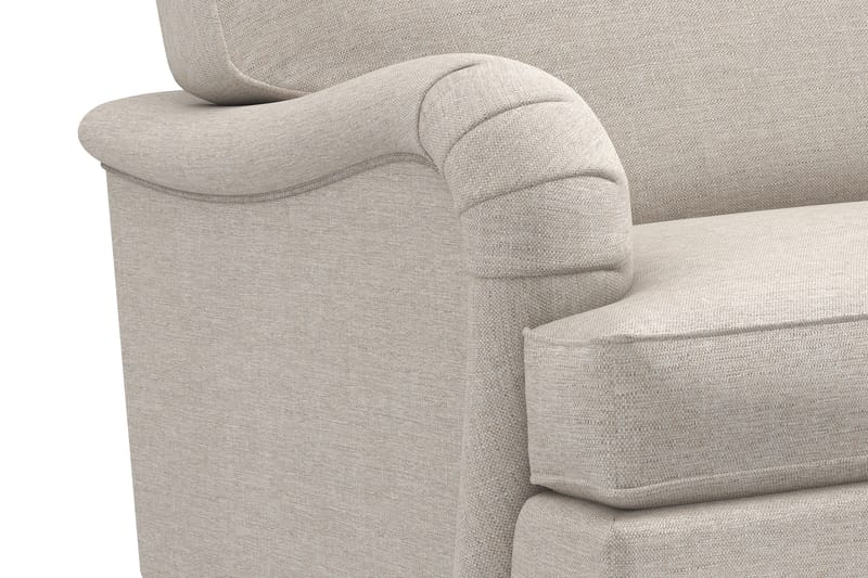 Sofagruppe Oxford Classic 3+2-seter+Lenestol+Fotskammel - Beige - Møbler - Sofaer - Sofagrupper - Howard sofagruppe