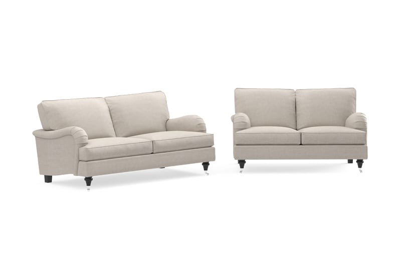 Sofagruppe Oxford Classic 3-seter+2-seter - Beige - Møbler - Sofaer - Sofagrupper - Howard sofagruppe