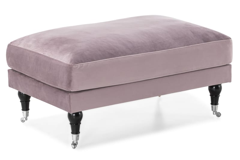 Sofagruppe Webber 2+1 Fløyel - Lilla|Krom - Møbler - Sofaer - Sofagrupper - Howard sofagruppe