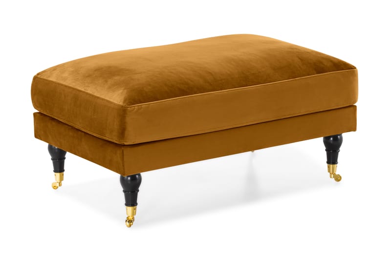 Sofagruppe Webber 3+1 Fløyel - Amber|Messing - Møbler - Sofaer - Sofagrupper - Howard sofagruppe