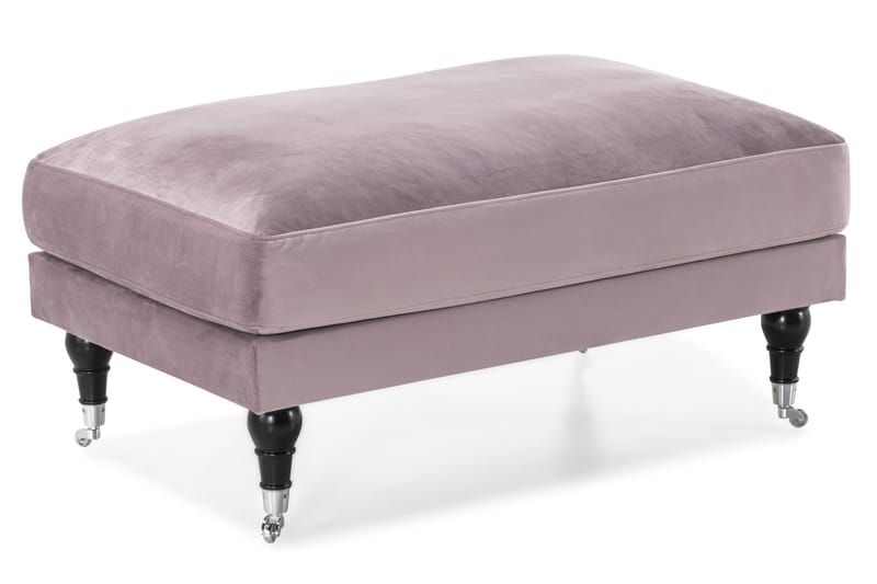 Sofagruppe Webber 3+2+1 Fløyel - Lilla|Krom - Møbler - Sofaer - Sofagrupper - Howard sofagruppe