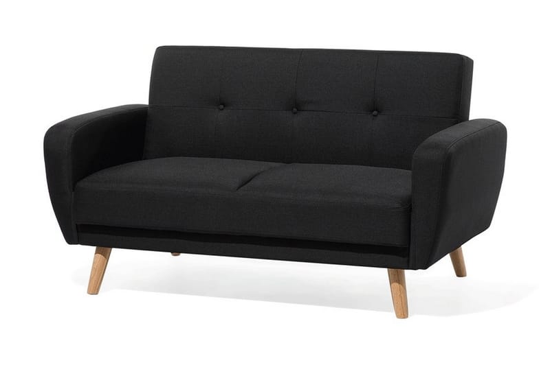 Sofagruppe 2-seter + 3-seter Florli - Svart - Møbler - Sofaer - Sofagrupper