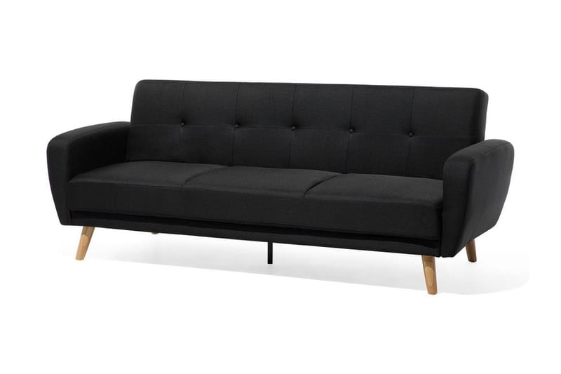 Sofagruppe 2-seter + 3-seter Florli - Svart - Møbler - Sofaer - Sofagrupper