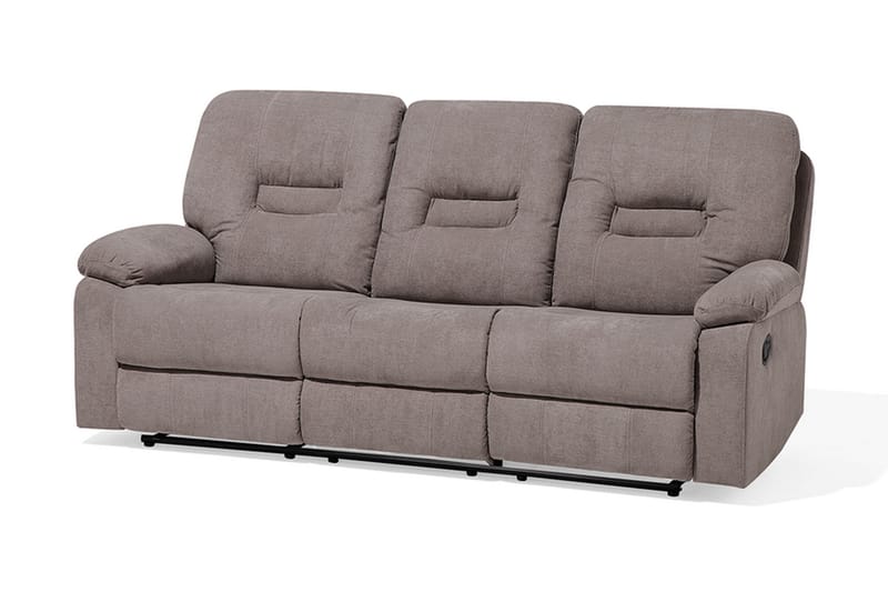 Sofagruppe 2-seter + 3-seter + lenestol Bergen - Beige | Grå - Møbler - Sofaer - Sofagrupper - Sofagruppe 3 2 1