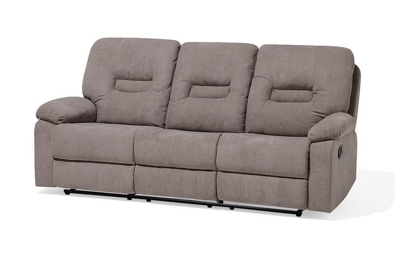 Sofagruppe 2-seter + 3-seter + lenestol Bergen - Beige | Grå - Møbler - Sofaer - Sofagrupper - Sofagruppe 3 2 1