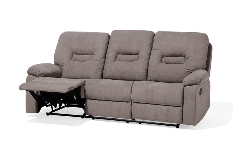 Sofagruppe 2-seter + 3-seter + lenestol Bergen - Beige | Grå - Møbler - Sofaer - Sofagrupper - Sofagruppe 3 2 1