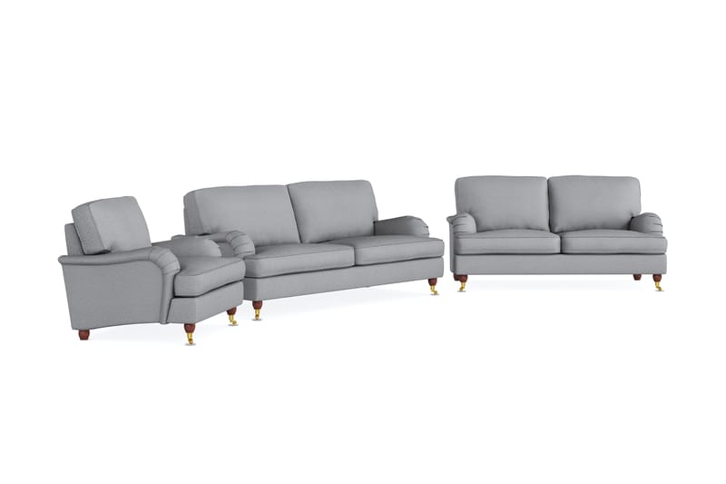 Sofagruppe Howard Oxford 3-seter + 2-seter + Lenestol - Møbler - Sofaer - Sofagrupper - Sofagruppe 3 2 1