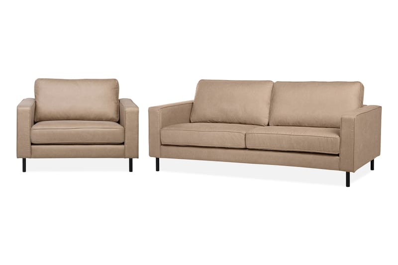 Sofagruppe 3-seter + lenestol Savalen - Beige - Møbler - Sofaer - Sofagrupper